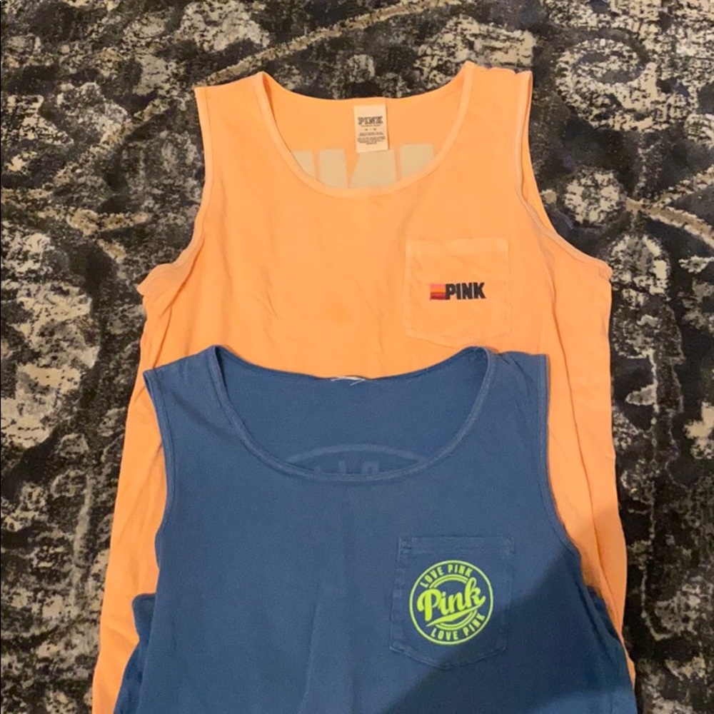 Pink tank tops